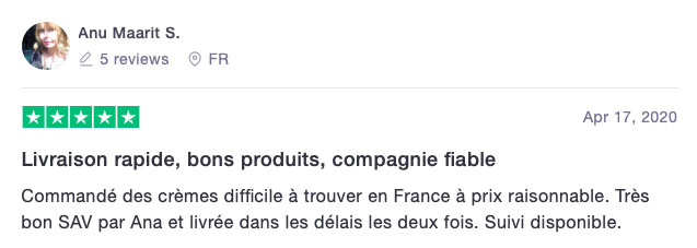 Trustpilot review positive