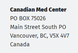 canadian mail address