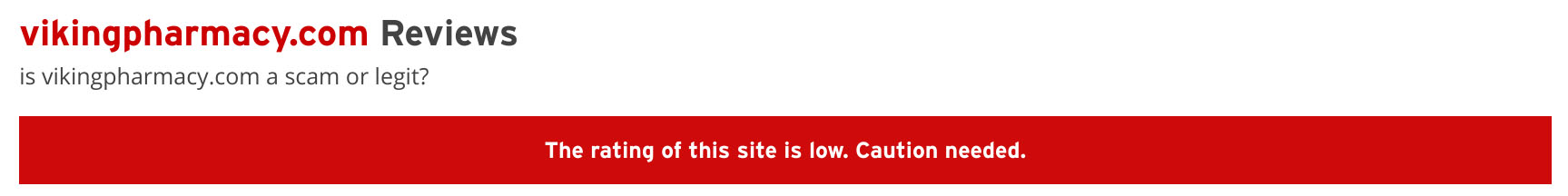 Scamadviser rating low trust