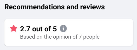 2.7 stars out of 5