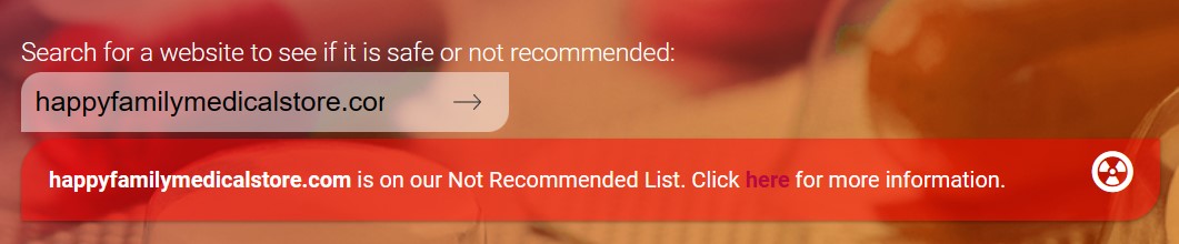 NABP review on the not recommended list
