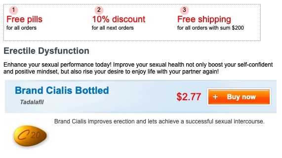 Special offer discounts and bonuses