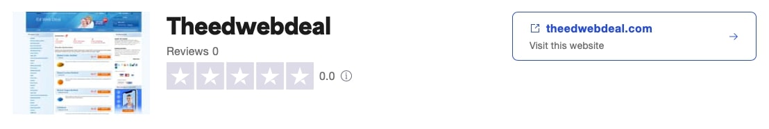 Trustpilot profile empty