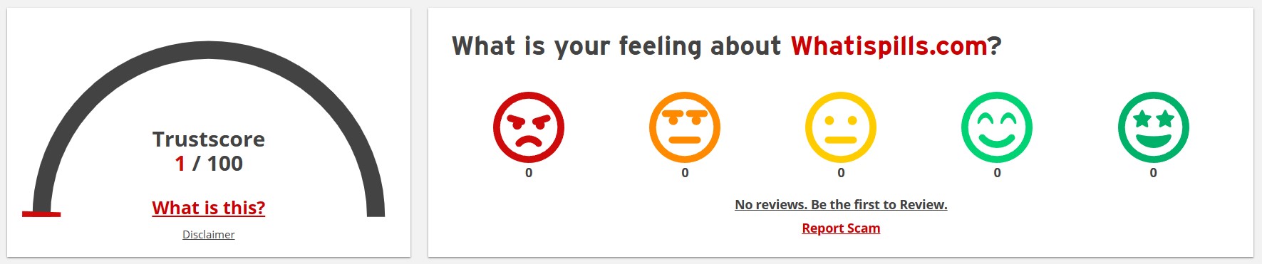 Scamadviser rating low trust score