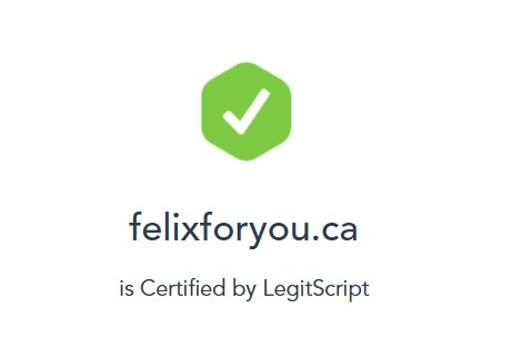 Legitscript status certified