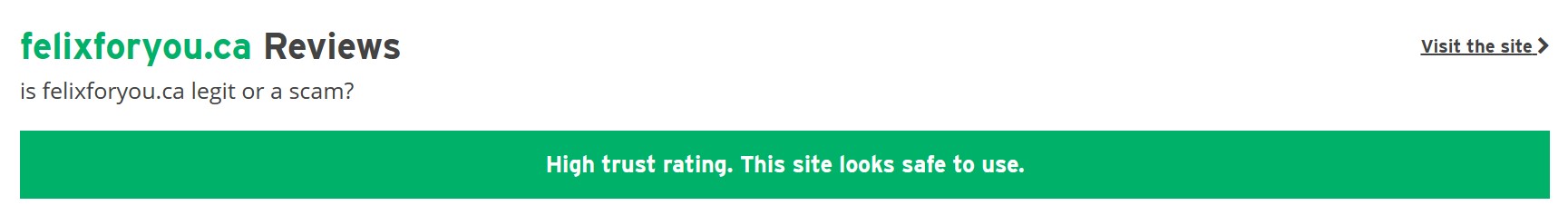 Scamadviser rating high trust