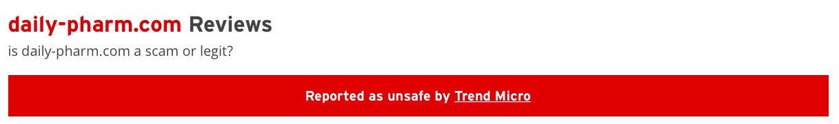 Scamadviser rating the lowest trust score