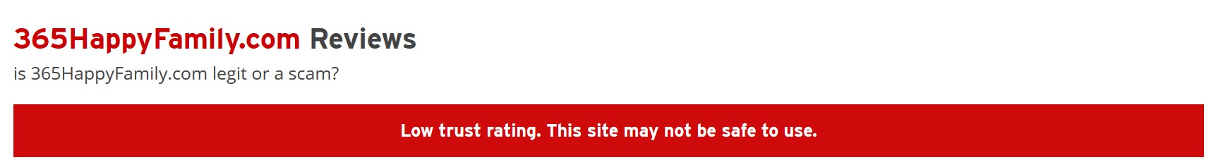 Scamadviser rating the lowest