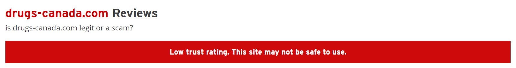 Sccamadviser rating the lowest trust score