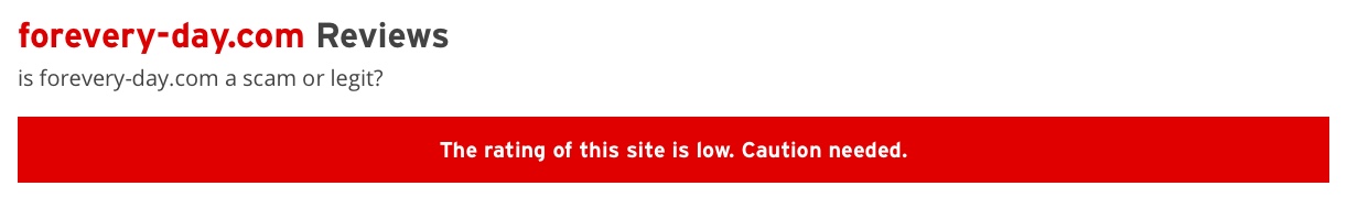 Scamadviser review the lowest trust rating