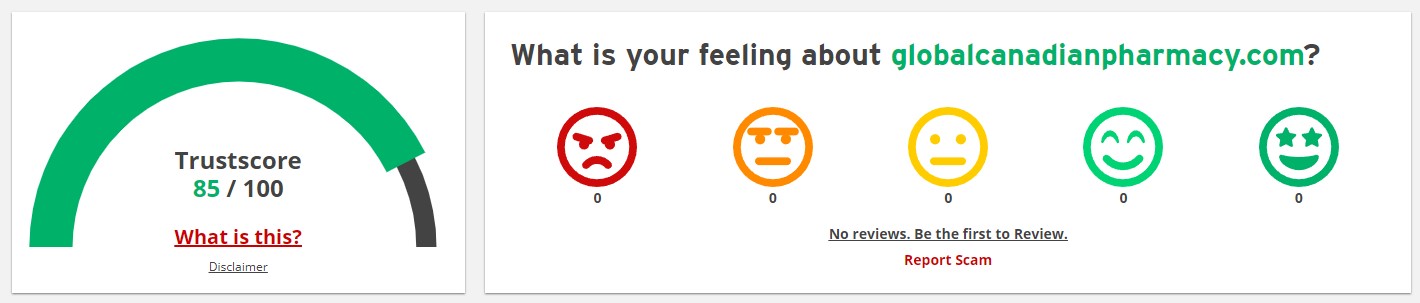 Scamadviser rating quite high