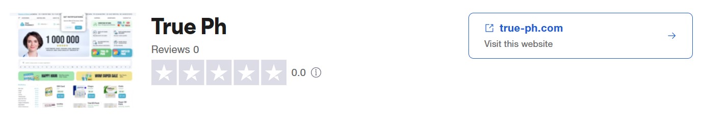 Trustpilot profile empty with no comments