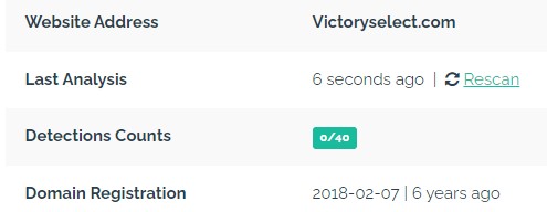 Domain lookup registered in 2018