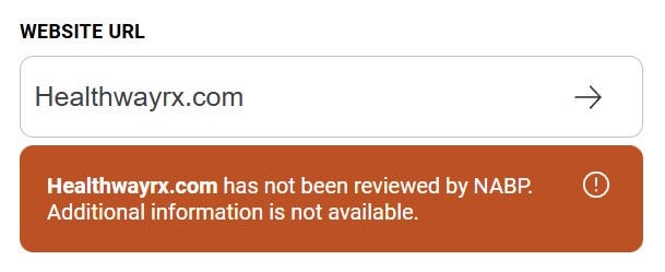 NABP status not reviewed