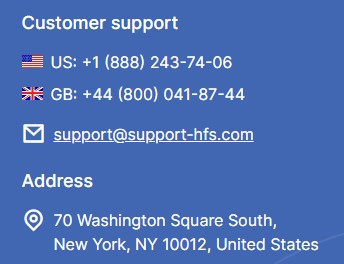 Contact info may be fake