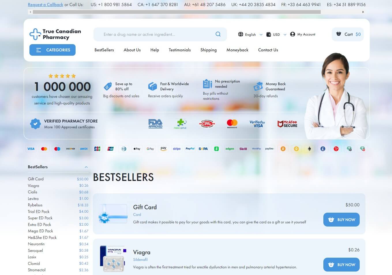 Pharmacy review main page