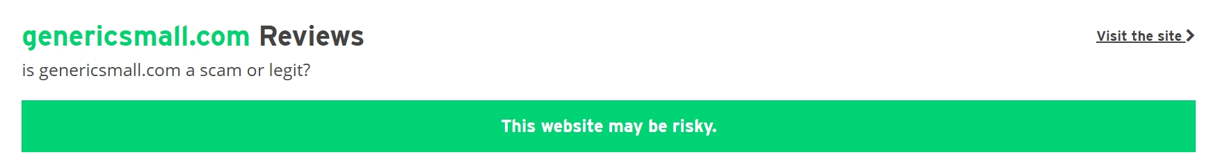 Scamadviser rating an average trustscore