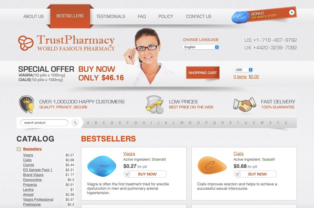 Pharmacy info interface