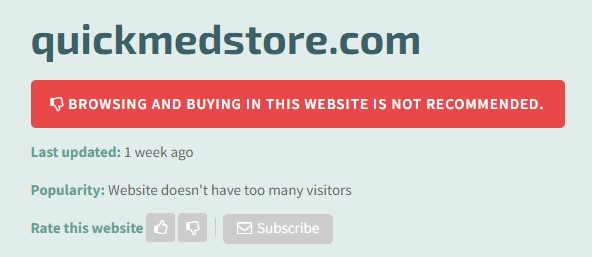 Scamner rating 23% of trust