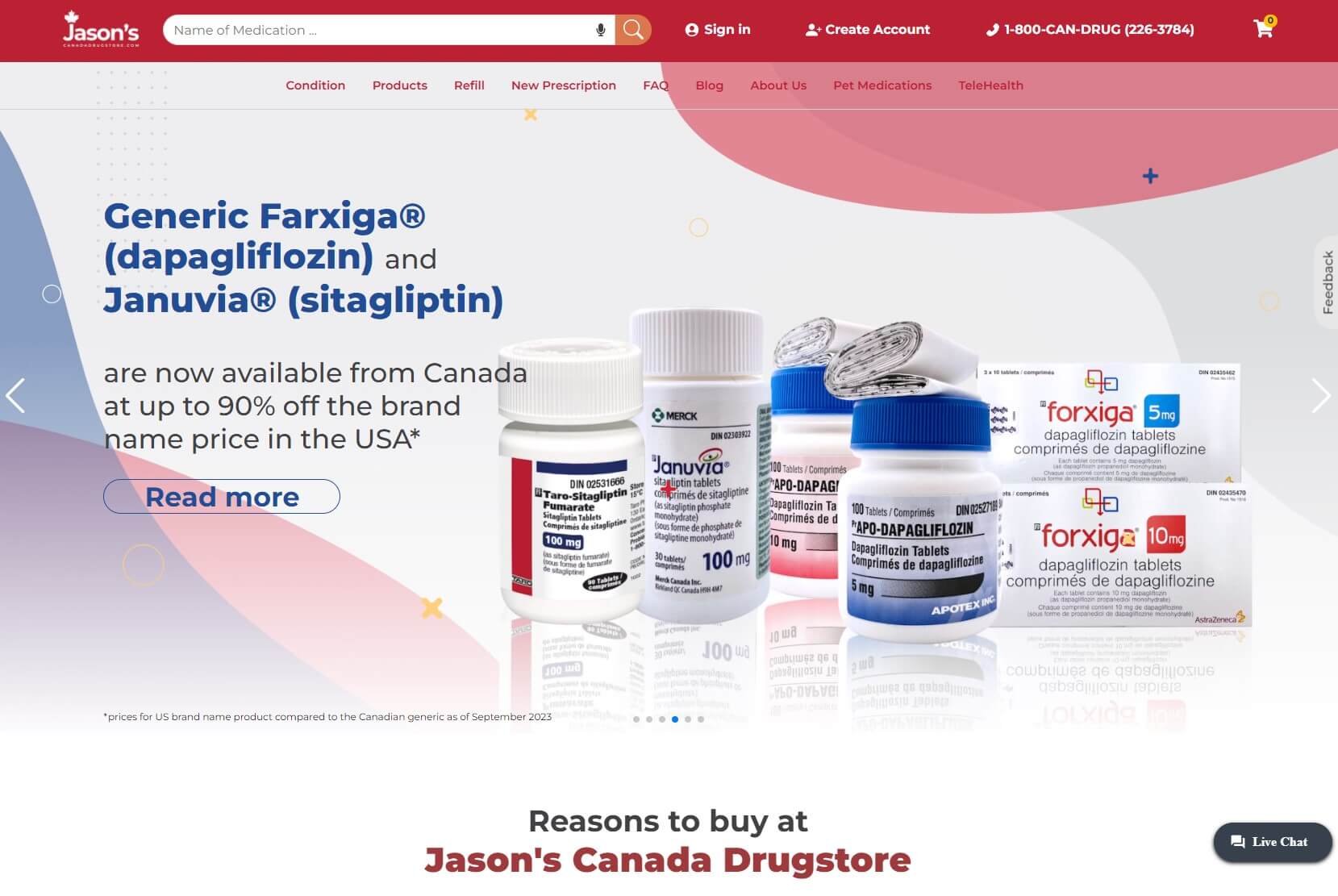 Pharmacy check main page