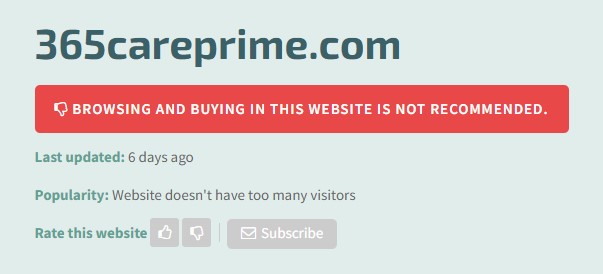 Scamner status unsafe