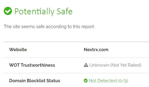 Scamvoid check a safe pharmacy