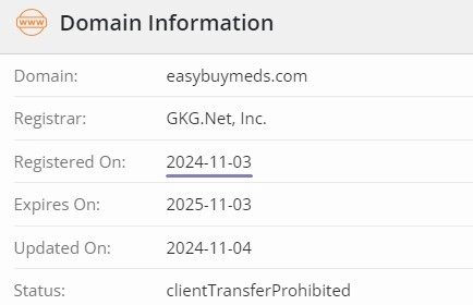 Whois check in business less than a year