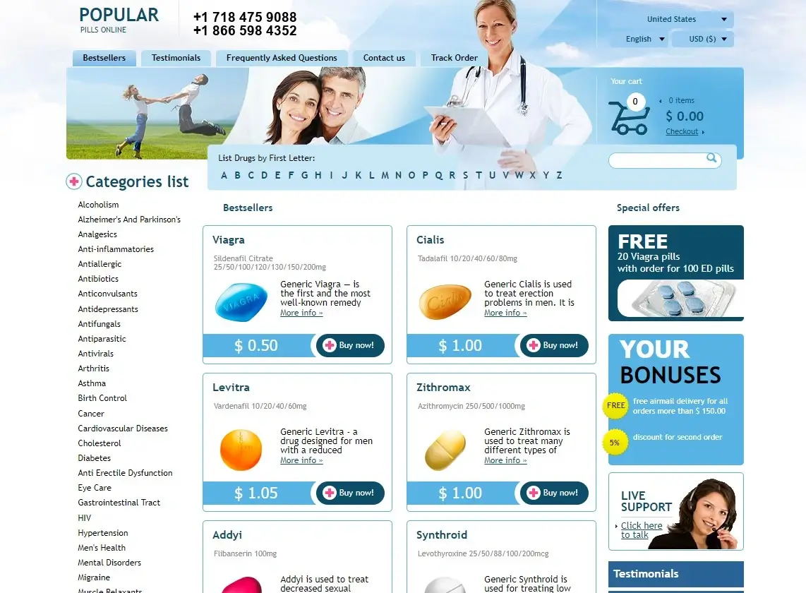 Pharmacy review main page