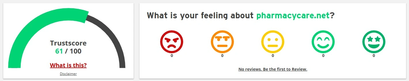 Scamadviser rating average trust score
