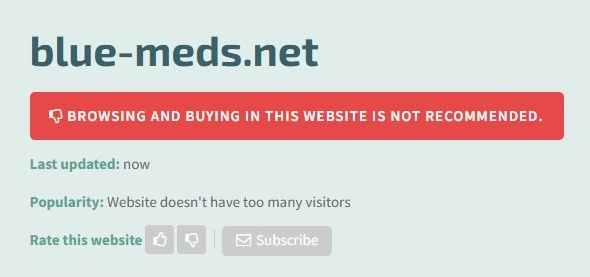 Scamner status not recommended