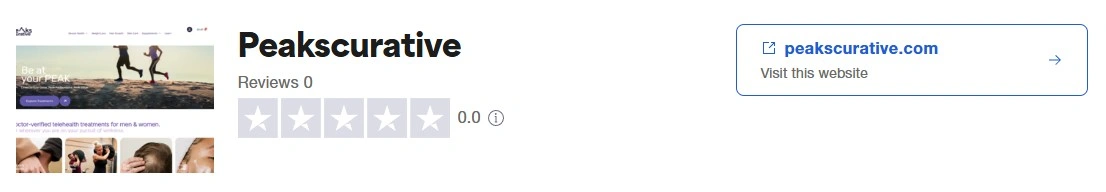 Trustpilot profile empty