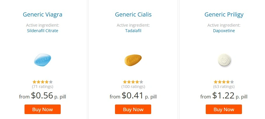 Available medicine men's related pills