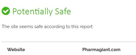 Scamvoid status potentially safe